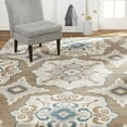 thumbnail image 3 of Home Dynamix Tremont Salem Transitional Medallion Area Rug, Taupe/Blue, 7'10"x10'5", 3 of 6