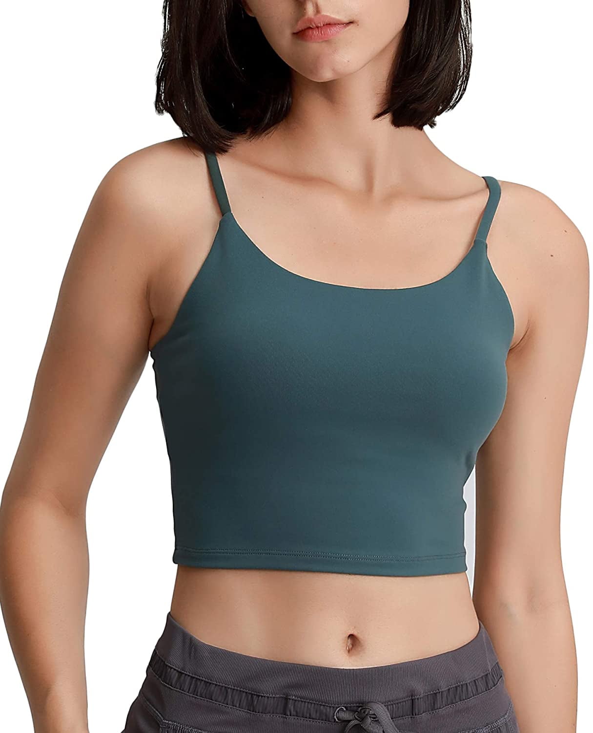 Women Padded Sports Bra Fitness Workout Running Shirts Yoga Tank Top -  Walmart.com