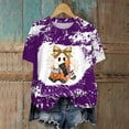 thumbnail image 4 of Leey-World Halloween Tshirt for Women Halloween Boo Shirts for Women Funny Halloween Shirts Fall Thanksgiving Gift Tshirts Tops, 4 of 6