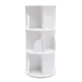 thumbnail image 3 of 3 Tiers 360° Rotating Stackable Shelves Bookshelf Organizer Floor Standing USA, 3 of 18