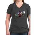 thumbnail image 1 of CafePress - Mighty Morphin Power Ranger Women's V Neck T Shirt - Women's V-Neck Dark T-Shirt, 1 of 1