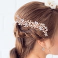 thumbnail image 3 of Tiara de Peine para el cabello BLESIY boda pasador de clip hecho a mano, 3 of 8