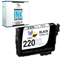 CMYi 220XL Inkjet Printer Ink Cartridges Compatible with Epson WorkForce and Expression Series, Black, 1 Pack