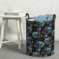thumbnail image 5 of Picia Cool Off-Road Vehicle Large Laundry Basket, Waterproof, Freestanding Laundry Hamper, Collapsible Tall Clothes Hamper with Extended Handles-Medium, 5 of 8