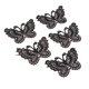 thumbnail image 1 of 5 piezas mariposa coser en apliques insignia do brillante busto Negro Sunnimix parches de encaje, 1 of 6