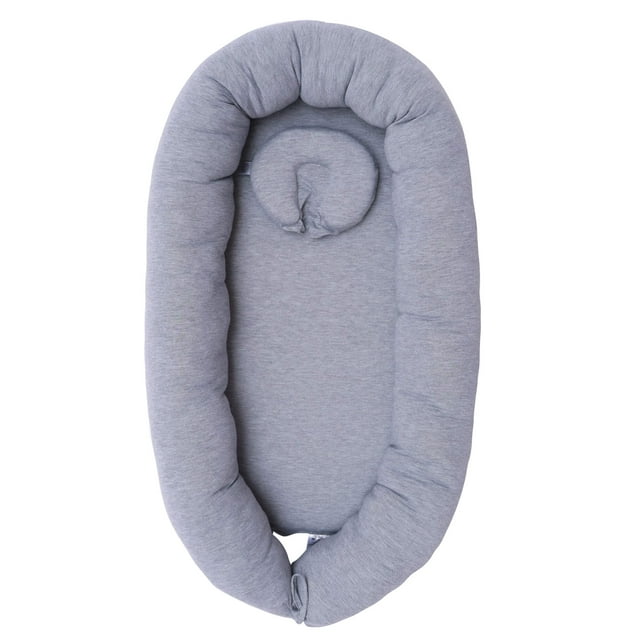 Nido Cama para Bebe Cary 3 en 1, medida 82x52x17 cm Gris Jaspe
