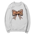 thumbnail image 5 of Xuyuer Women's Printed Long Sleeve Round Neck Casual Hoodless Sweatshirt, Comfortable Pullover Top for Mother's Day Gifts, Family Events and Relaxed Everyday Wear, 5 of 5