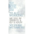 thumbnail image 2 of Allen, Kimberly 14x24 Black Ornate Wood Framed with Double Matting Museum Art Print Titled - To All Workers, 2 of 4