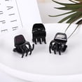 thumbnail image 3 of 8 Pcs Mini Plastic Hair Claw Clips Small Jaw Hair Clips Small Hair Clips Small Hair Clips Non-Slip Hairpins for Girls Women Transparent, 3 of 5