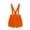 Orange, variant on Girls Boys Bib Shortalls Overalls Teen Adjustable Strap Sleeveless Jumpsuits Baggy Straight Wide Leg Shorts Overall Green 9 Years