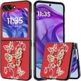 thumbnail image 2 of Motorola Razr 2024 Diamond Glitter Butterfly Case, 2 of 3