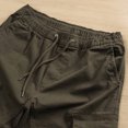 thumbnail image 7 of Men's Casual Cargo Joggers Pants Stretch Elastic Waist Drawstring Tapered Sweatpants with Pockets, 7 of 7