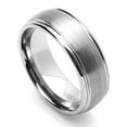 thumbnail image 2 of Men Women Tungsten Carbide Wedding Band Ring 8mm Comfort Fit Domed Ring For Men & Women, 2 of 3