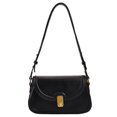 thumbnail image 1 of Nuevo bolso de mensajero de moda de cuero PU para mujer, bolso pequeño negro, 1 of 5