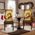 thumbnail image 6 of Christmas Stretch Chair Covers Washable Dining Chair Slipcovers Elastic Decor Kitchen Dining Room Party Wedding Decoration Seat Protector, 6 of 6