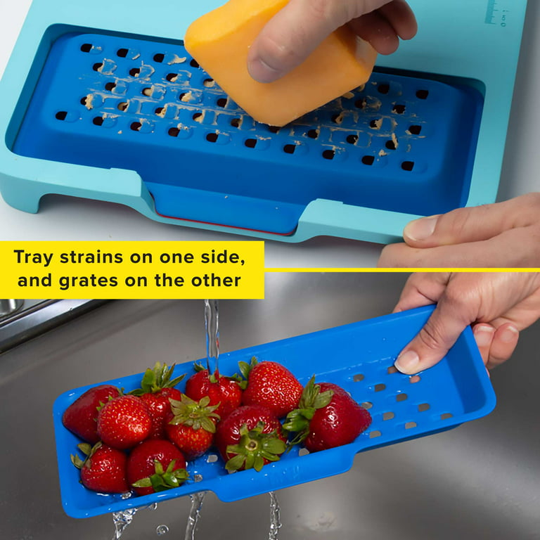 Tasty Cutting Board Prep Station with Removable Trays