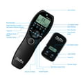 thumbnail image 3 of YouPro YP-870 N3 2.4G Wireless Remote Control LCD Timer Shutter Release Receiver 32 Channels for Canon 7D 5D 5D2 5D3 5DS 5DSR 1D Mark I/II/III/ 1DS Mark I/II/III 1DX 6D 50D 40D DSLR Camera, 3 of 7