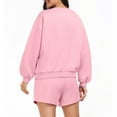 thumbnail image 6 of Diufon Womens 2pc Sweatsuits Long Sleeve Pullover Tops Casual Shorts Tracksuits with Pockets, 6 of 7