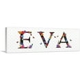thumbnail image 1 of ARTCANVAS EVA Girls Name Room Decor Canvas Art Print - Size: 60" x 20" (1.50" Deep), 1 of 9