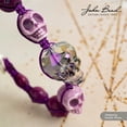 thumbnail image 3 of John Bead Assorted Skull Bead Strand - Purple, 6-1/2" Length, 3 of 5