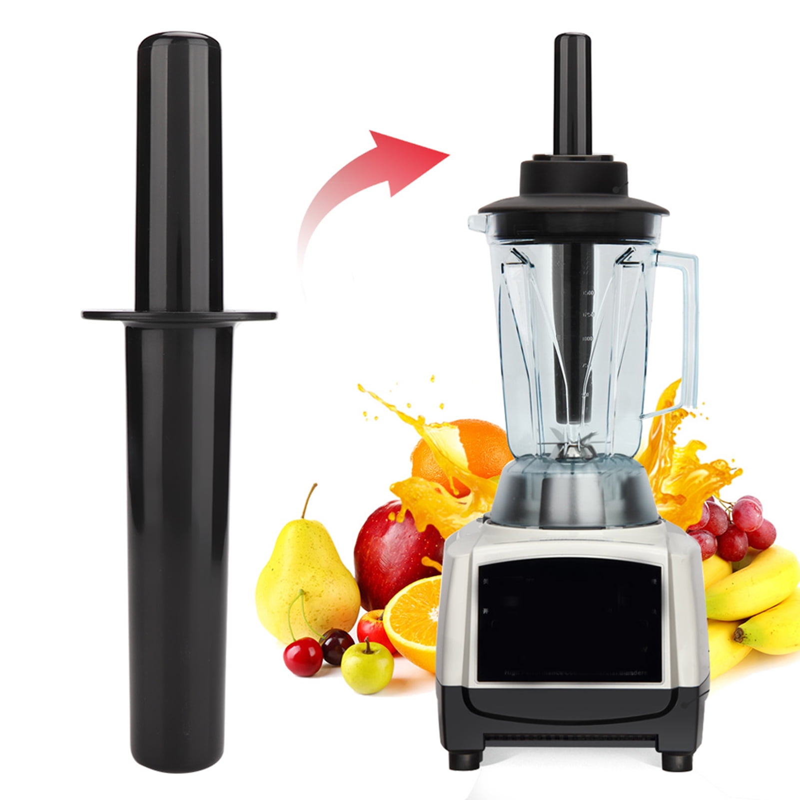 Haofy Plastic Blender Tamper,Cooking Machine Accessories General Blender Tamper Plastic Muddler for Blender Mixer 24cm,Blender Tamper