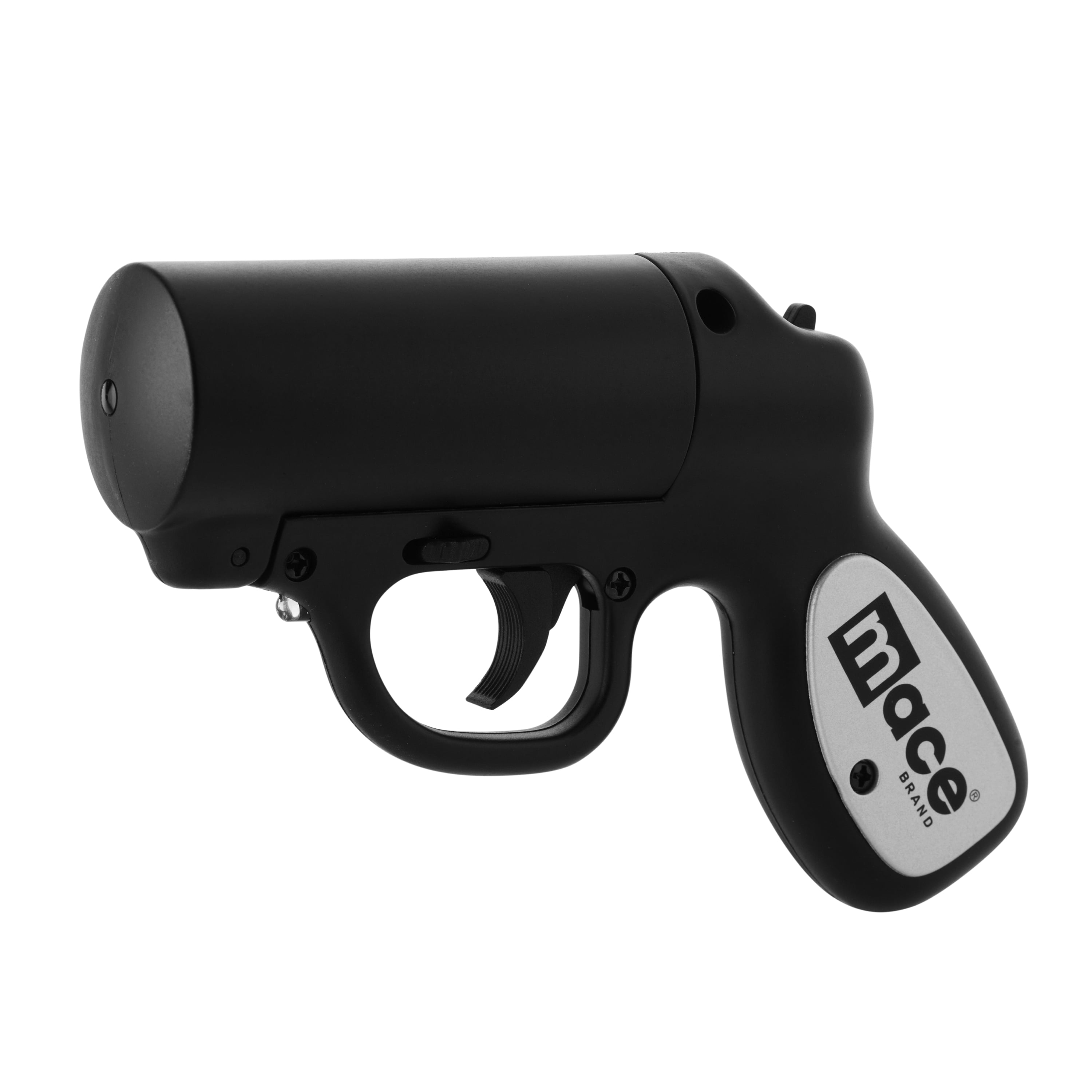 Mace Brand Pepper Gun Pepper Spray, Black with Strobe LED