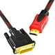 thumbnail image 1 of 1.5M HDMI to DVI HD Cable, TV Monitor, Projector Conversion Cable, 1 of 1