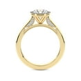 thumbnail image 4 of IGI Certified 5 Carat Cushion Shape Lab Grown Diamond Engagement Ring | 14K Yellow Gold | Esther Tacori Style Solitaire Diamond Ring | FG-VS1-VS2 Quality Friendly Diamonds, 4 of 5