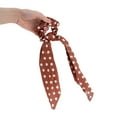 thumbnail image 4 of Unique Bargains 1 Pc Stylish Dots Ribbon Hair Elastics Hair Ties Red, 4 of 5