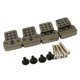 thumbnail image 3 of Cesta de amortiguador de 4 piezas 4x Cesta De Amortiguador Delantera / Trasera Para 1:16 WPL C24 RC Piezas De Actualización De Automóviles De Titanio titanio Magideal Cesta de amortiguador de 4 piezas, 3 of 6