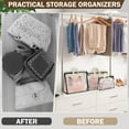 thumbnail image 3 of 9 Pack Dust Bags for Handbags, Clear Handbag Storage Organizer for Closet with Handle and Zipper, 3 of 6