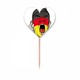 thumbnail image 1 of La bandera de Alemania maquillaje Facial Mask gritando Cap Etiqueta del corazón de la bandera del palillo de dientes, 1 of 3
