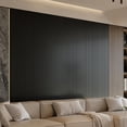 thumbnail image 2 of Peel and Stick PVC Slat Wall Panel 118"x15.75" Self-Adhesive Thick Faux Black Wood Grain Wallpaper Panel 3D Soundproof Wall Panels for Walls & Ceilings, 2 of 12