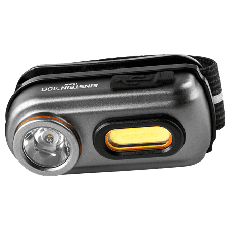 NEBO Einstein 400 Lumen COB LED Gray Rechargeable Headlamp