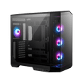 thumbnail image 2 of MSI MAG PANO 100R PZ Project Zero Mid Tower ATX Gaming Case, Tempered Glass, Support Back-Connect, 270-degree Panoramic Display, GPU Support Stand, 4 ARGB Fans, 2 of 6