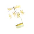 thumbnail image 2 of facefd Christmas Tea Light Rotary Candlesticks Candle Holder Metal Xmas Home Decor Cycling Couple, 2 of 9
