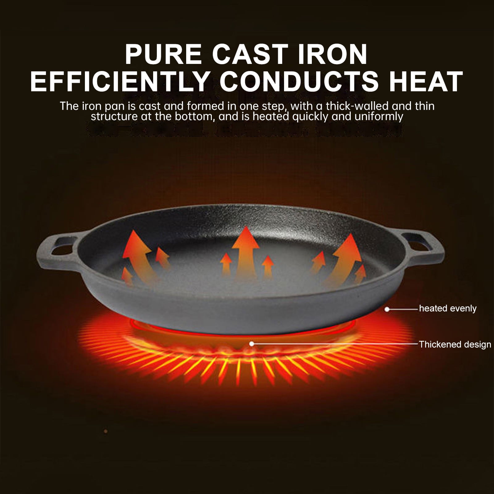 Nonstick Pizza Steel 11 Inch Oven Grill Pan Multi-Layer Stainless Steel Up to 900F Restaurant Quality Crust Lightweight Integrated Handles Even Heating No Preheat Required Flatbread Bakeware