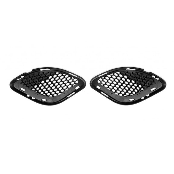 For Jeep Grand-Cherokee 2012 2013 Bumper Grille Driver and Passenger Side | Pair | Front | Outer |  | CH1038136, CH1039136 | 68158581AA, 68158580AA