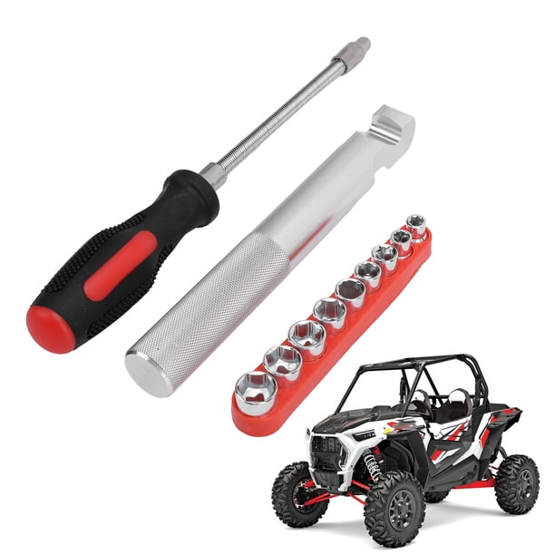 Herramienta de Cambio de Correa, Uso de Larga Duración Kit de Herramienta de Eliminación de la Cubierta de Embrague de Agarre de Larga Duración para XP RZR XP4 1000 RZR S 900