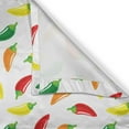 thumbnail image 4 of Ambesonne Peppers Window Valance, Chili Pepper Pattern Vegan, 54" X 18", Multicolor, 4 of 5