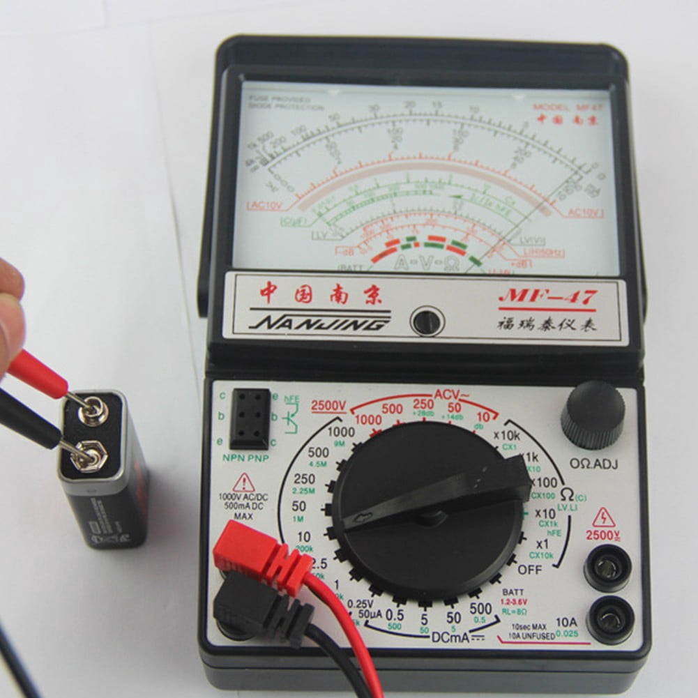 MF-47 Analog Analog Multimeter Voltmeter Ammeter Ohmmeter Battery Tester