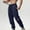 Dark Blue, variant on FDGIU Men's Casual Athletic Sweatpants - Stretch Drawstring Joggers with Pockets for Workout