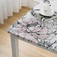 thumbnail image 4 of WYYP Pink Rose Floral Pattern Watercolor Tablecloth white, 4 of 7