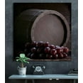 thumbnail image 2 of wall26 - Square Canvas Wall Art - Wooden Barrel and Grapes Wine Concept - Giclee Print Gallery Wrap Modern Home Art Ready to Hang - 16x16 inches, 2 of 4