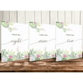 thumbnail image 3 of Cactus Design Table Number Cards Double Sided Party Table Numbers for Reception Baby Shower Anniversary Birthday Bridal Party 4x6 75 Pcs, 3 of 3