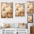 thumbnail image 4 of Designart "Simplistic Carnation Cluster II" Carnations Floater Framed Wall Art Living Room, 4 of 5