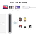 thumbnail image 2 of USB C SD Card Reader for iPhone 16, USB Type C to SD Card Adapter Trail Game Camera Viewer Memory Card Reader Compatible for iPhone 16/16 Plus/16 Pro/16 Pro Max/15/15 Plus/15 Pro/15 Pro Max, iPad Pro, 2 of 5