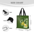 thumbnail image 4 of Vsdgher Friut Avocado print Tote Bag for Women Shoulder Bag with Zipper Large Shoulder Bag Handle Handbag Portable Washable for Travel, Work, 4 of 8