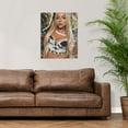 thumbnail image 5 of Liv morgan Poster, Canvas Decorative Poster, Wall Hanging Painting for Bedroom Living Room Dorm, 5 of 7