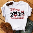 thumbnail image 1 of Camiseta de Disney para mujer, camisetas de moda para Familia, camisetas blancas informales Harajuku de los años 90, camisetas Kawaii de Mickey y Minnie para niños 2023, 1 of 4